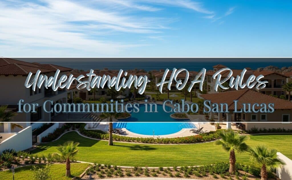 Understanding HOA Rules for Communities in Cabo San Lucas